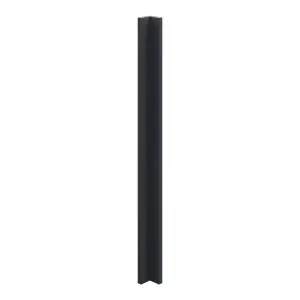 Alpinia Matt midnight navy wood effect Tall Wall corner post, (W)59mm (L)895mm