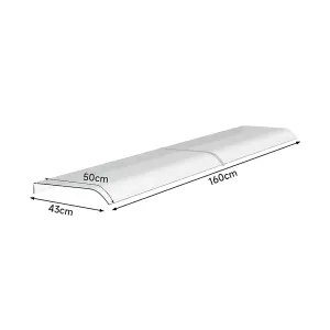 Awning for Door Window Exterior Front Door Overhang Awning Window Door Cover for Rain Sunlight Protection 160 x 50 cm