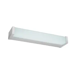 Luminosa Modern LED Wall Lamp Chrome, Warm White 3000K 600lm