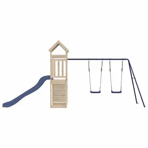 Berkfield Outdoor Playset Solid Wood Pine