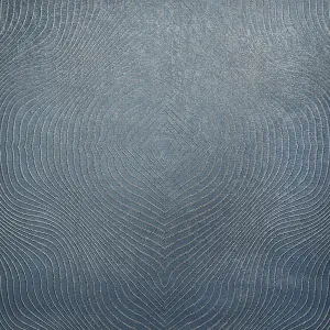 Galerie Slow Living Night Blue Flow Geometric 3D Embossed Glitter Wallpaper Roll