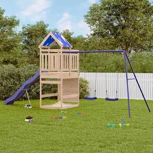 Berkfield Outdoor Playset Solid Wood Pine