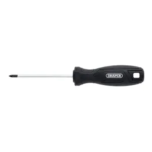 Draper Pozi Hard Grip Screwdriver, PZ0 x 75mm 13512