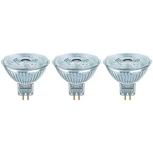 Ledvance LED MR16 Bulb 5W GU5.3 12V Dimmable Performance Class Warm White (3 Pack)