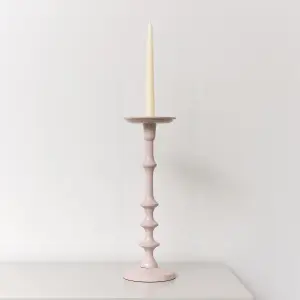 Melody Maison Large Pink Candle Holder - 36cm