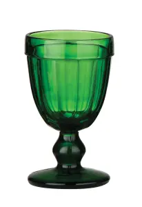 Essentials by Premier Glass Green Coloured Sundae Goblet