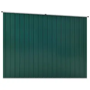 Berkfield Garden Shed Green 195x198x159 cm Galvanised Steel