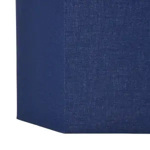 Glow Easy fit Navy Plain Lamp shade (D)33cm