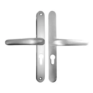 Windowparts Lever/Lever Inline Door Handle - Suits Aluminium