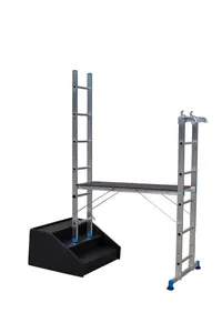 Mac Allister 3-way Aluminium Combination Ladder