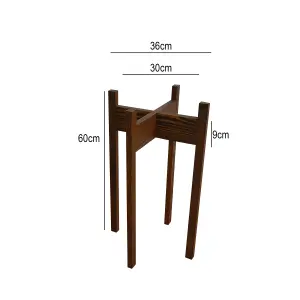 Decorotika Florny Handmade Solid Wood Plant Stand (60cm)