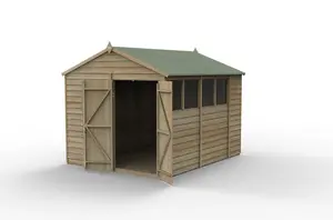 4LIFE Apex Shed 8x10 - Double Door - 4 Window