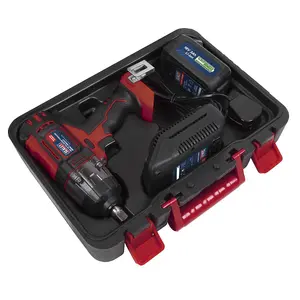 Sealey Cordless Impact Wrench 18V 3Ah Lithium-ion 1/2"Sq Drive With Battery and Charger CP400LI