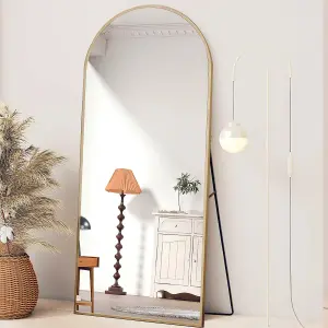 Legacy Large Arched Mirror Gold - 180x80cm