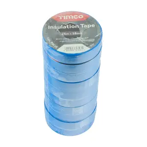 TIMCO PVC Insulation Tape Blue - 25m x 18mm