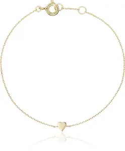 Gold Tiny Heart Bracelet