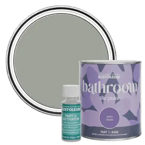 Rust-Oleum Tea Leaf Satin Bathroom Tile Paint 750ml