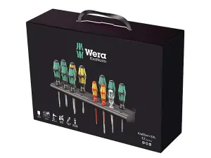 Wera 05051010001 Kraftform Plus XXL 1 Artisan Screwdriver Set, 12 Piece WER051010