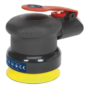 Sealey Air Palm Orbital Sander With Soft Rubber Handgrip 75mm 1/4" BSP SA802