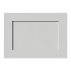 Tydeman Matt grey Shaker Bridging door & pan drawer front, 356mm x 20mm x 497mm