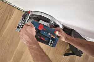 Bosch GKT18V-GC 18v BITURBO Brushless Plunge Saw 140mm + LBOXX + 0.8m Guide Rail