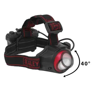 Sealey Rechargeable Head Torch 5W COB LED Auto Sensor Flash Light Lamp HT111R