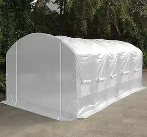 6m x 3.5m (20' x 11.5' approx) Pro Max White Poly Tunnel