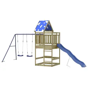 Berkfield Outdoor Playset Impregnated Wood Pine