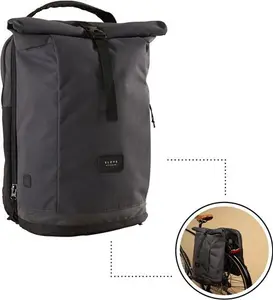 Decathlon 27L Bike Panniers Backpack - Black