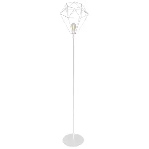 Luminosa Karo Floor Lamp White 35cm