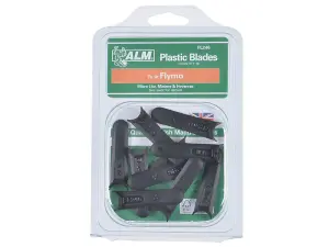 ALM Plastic Blades - with Small Half-Moon Pack of 10