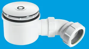 McAlpine ST90CP10-HP 2" 90mm Hi-Flow Shower Trap