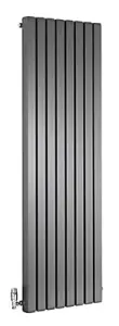 Ximax Vulkan Square VUS180285A Anthracite Vertical Designer 3286BTU Radiator, (W)285mm x (H)1800mm