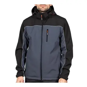 Timco - Softshell Jacket - Grey/Black (Size Medium - 1 Each)