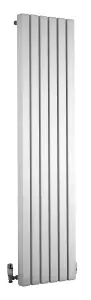 Ximax Vulkan Square VUS180045W White Vertical Designer 4649BTU Radiator, (W)435mm x (H)1800mm