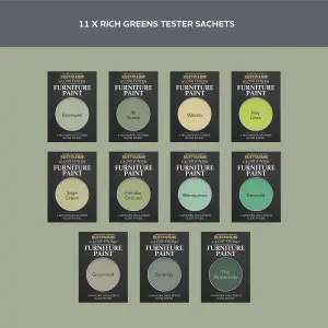 Rust-Oleum Green Gloss Furniture Paint Tester Samples - 10ml