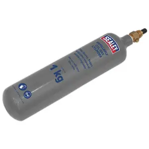 Sealey Gas Cylinder Refillable Carbon Dioxide 1kg For Sealey MIG Welders CO2/1KG