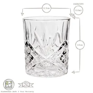 310ml Whiskey Glass Set (Set of 2)