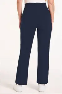 Bonmarche Navy Plain Yoga Pants, Size: 28