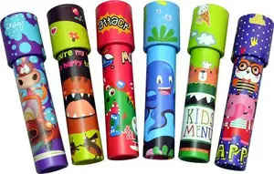 Kaleidoscope Toy 6-Piece Pack Random Theme - Kaleidoscope For Kids Party Bag Gift Stocking Filler