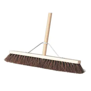 Sealey Broom 24"(600mm) Stiff/Hard Bristle BM24H