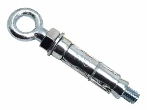 High-Quality M10 Eye Bolt Shield Anchors - 25 Pack for Reliable Masonry Projects