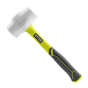 Ryobi Fibreglass Rubber Mallet (450g, White) - RHHM450W