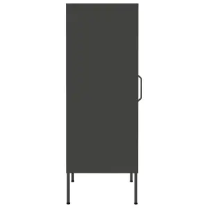 Berkfield Storage Cabinet Anthracite 42.5x35x101.5 cm Steel