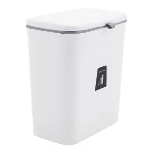 Hanging Home Kitchen Rubbish Dustbin Recycling Bin Rubbish Trash Office Waste Recycle 9 L