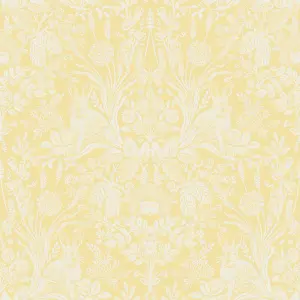 Harlen Woodland Damask Wallpaper Yellow Holden 90806