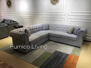 Grey Windsor Corner Sofa Suite Elegant Corner Sofa for Modern Living