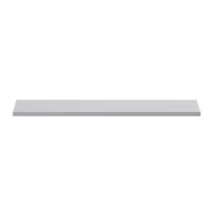 GoodHome Rigga Light grey Rectangular Floating shelf (L)80cm x (D)19cm