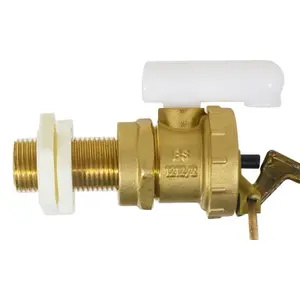 SPARES2GO 1/2" Ball Valve Part 2 Low Pressure Side Entry Toilet Cistern BS1212/2 Ballcock Float Arm