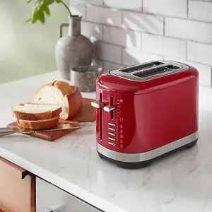 KitchenAid Breakfast Suite Empire Red 1.7L Kettle and 2 Slice Toaster Set